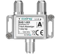 Axing BAB 1-06X 1 deviatore 6 dB 5-1800 MHz TV Data Internet TV via cavo