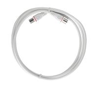 Axing EAK 101-80 - Cavo patch 100 cm F-Quickfix F maschio 4 schermato SAT via cavo TV CATV cavo coassiale