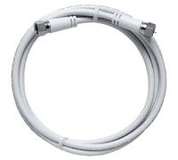 Axing MAK 350-80 SAT Cavo [1x Spina a F - 1x Spina a F] 3.50 m 85 dB Bianco