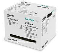 Axing SKB 88-04 - Cavo coassiale a doppia schermatura per TV satellitare e via cavo (250 m opti-box), colore: Bianco