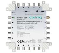 Axing SPU 58-09N Multiswitch 8 partecipanti a cascata SAT attivo Quad-LNB, cavo TV a risparmio energetico