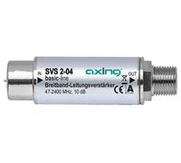 Axing SVS 2-04 Amplificatore di Linea per Segnali Satellitari e Antenna, 10 dB, 47-2400 MHz