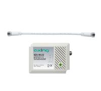 Axing SZU 99-09N - Alimentatore di rete 18 V 700 mA per commutatore e amplificatore per testa, connettore F, cavo di collegamento 30 cm