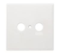 Axing TZU 2-01 - Copertura per presa BSD 967 TV/DATA un pezzo bianco