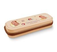 Axinost Large Capacity Pencil Case,Cute Pencil Case,Boys Girls Cartoon Multi-Functional Children's Stationery Case,Students at School,Marker Case ,Pencil Holder Plastic, Marrone, verde, blu, rosa,