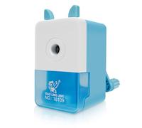 Axinost - Temperamatite a mano, temperamatite con manovella, affilacoltelli per studenti, affilacoltelli con temperamatite di alta qualità (blu, blue)