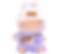 Axinyijia Vestiti per bubu Peluche, DIY Abbigliamento bubi Monster, Vestito Bubu Macaron Regali per Collezionisti (Non contiene bambole) (Viola)