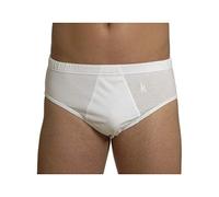 AXIOM Slip Uomo SN 0110 Filo di Scozia, Bianco, 4