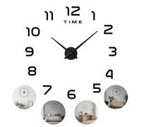 AXIOMA Orologio da Parete Moderno Fai Da Te Senza Cornice, Adesivo 3D da Muro, Meccanismo Silenzioso, Orologio da Parete Grande 40-50cm, Design, Regalo, Decorazione Casa