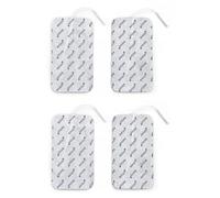 axion® 4 Elettrodi TENS EMS 12x7 cm I Connettore pin 2 mm | Pads compatibili con elettrostimolatori TENS EMS I Ricambi riutilizzabili e autoadesivi I Dispositivo medico certificato