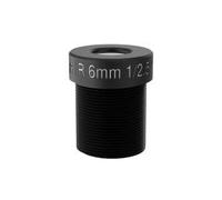 Axis 01813-001 M12 Lens, Immagine stabilizer, Black, F2.0, 4P, 6 mm Diameter