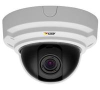 Axis 0465 - 001 - Axis P3354 6 mm - network CCTV camera - Dome - tamper-proof - Colour (Day & Night) - 1.3 MP - 1280 x 960 - vari-focal - 10/100 - MJPEG, H.264 - PoE