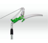 Axis Line Set di cesoie per bruchi e sega da potatura, lama da 33 cm, snodo a 180 gradi, corda di trazione da 2,20 m con manico in legno, strumento per tagliare alberi per giardinaggio