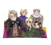 Axis powers Hetalia Custom Zippered Pillow Case Cover 20x30 Inch (Two sides)