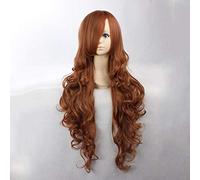 Axis Powers Hetalia Elizabeta Hedervary Parrucca Cosplay Parrucca Cosplay Capelli castani lunghi ricci Aph Parrucche costume anime 037D