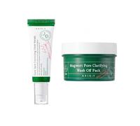 AXIS-Y Dark Spot Correcting Glow Serum X Mugwort Pore Clarifying Wash Off Pack