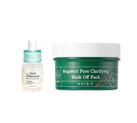 AXIS-Y Mugwort Pore Clarifying Wash Off Pack X Spot The Difference Blemish Treatment