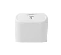 AXIYUE Cestino Auto per Fiat Talento (296 2016-2020),Mini Pattumiera Auto Con Coperchio E Anello Di Fissaggio,Contenitore Immondizia Impermeabile Piccola Dimensione,White