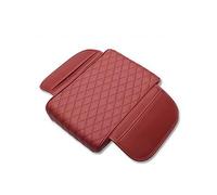 AXIYUE Cuscino Per Bracciolo Auto per Smart Fortwo (W450 W451 C453 A453 1998-2024),Copertura Bracciolo Centrale In Memory Foam Con Tasche Laterali,Protezione In Pelle Nappa Impermeabile,Red