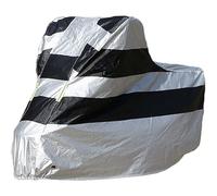 AXIYUE Telo Moto da Esterno Interno per Freelander 1997-2014 L314 L359,Telo Coprimoto Resistente A Acqua,Telo Moto per Esterno Impermeabile,Telo Coprimoto Impermeabile,Silver