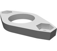 Axle End Compatible with Ultimaker 3D Printer Enhanced M3 Nuts Component