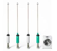 AxleyHub Set di 4 aste di sospensione per rondella GE GTWN3000M1WS, GTWN4250M1WS, per Hotpoint VVSR1070DCWW, WH16X10141, WH16X10057, 2310015, AP5607528, PS3511633, EAP333. 51163 3, 1089338