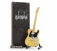 AXMAN Keith Richards : 1953 'Micawber' - Replica di chitarra in miniatura - Regali musicali - Scala ornamentale fatta a mano 1/4