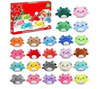Axolotl Advent calendarr 2026 24 Days Mini Plush Keychain Christmas Set