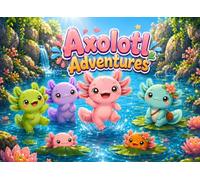 Axolotl Adventures: A Day at the Beach