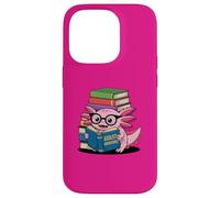 Axolotl Adventures Book Lover Lettura divertente Custodia per iPhone 14 Pro