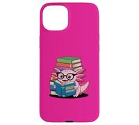 Axolotl Adventures Book Lover Lettura divertente Custodia per iPhone 15 Plus