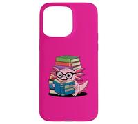 Axolotl Adventures Book Lover Lettura divertente Custodia per iPhone 15 Pro Max