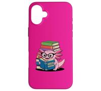 Axolotl Adventures Book Lover Lettura divertente Custodia per iPhone 16 Plus