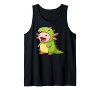 Axolotl Animal Lover Dinosaur Costume Trex Ragazzi Ragazze Bambini Canotta