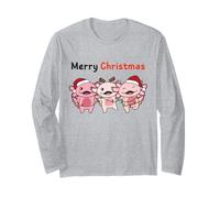Axolotl Animali di Natale Carino Axolotls Buon Natale Maglia a Manica