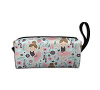 Axolotl - Beauty case grande da viaggio adorabile da viaggio per cosmetici e articoli da toeletta, Adorabile ballerina, Taglia unica, Astuccio per matite