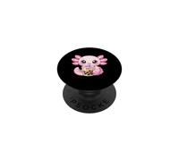 Axolotl Bere Boba Tea Kawaii Tapioca Bubble Milk Tea PopSockets PopGrip Adesivo