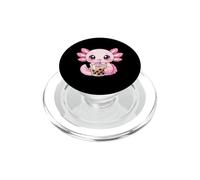 Axolotl Bere Boba Tea Kawaii Tapioca Bubble Milk Tea PopSockets PopGrip per MagSafe