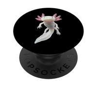 Axolotl bianco alto - White Morph Science Lovers Ragazzi Ragazze PopSockets PopGrip Adesivo