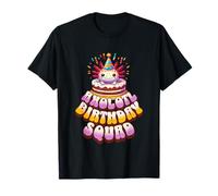 Axolotl Birthday Squad Cute Kids Crew Bday Party Ragazzi Ragazze Maglietta