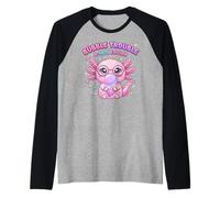 Axolotl Blowing Bubble Chewing Gum Bubble Trouble, Axolotl Maglia con Maniche Raglan