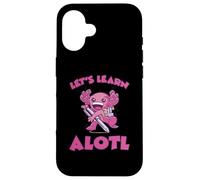 Axolotl Borsa Scuola Impariamo Aprendamos Let's Learn Alotl Custodia per iPhone 16