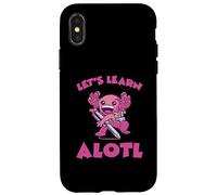 Axolotl Borsa Scuola Impariamo Aprendamos Let's Learn Alotl Custodia per iPhone X/XS