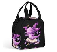 Axolotl, borsa termica per il pranzo, per libri di lettura, a tenuta stagna, per lavoro, viaggi, attività all'aperto