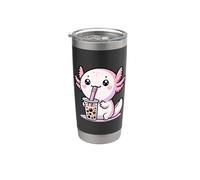 Axolotl Bubble Tea Boba Tea & Cute Anime Kawaii, Ragazze Donne Bicchiere termico in acciaio inox doppia parete