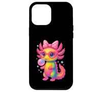 Axolotl Bubblegum Coquette Bow Axolotls Ragazze Donne bambini Custodia per iPhone 12 Pro Max