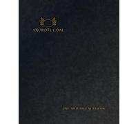 Axolotl Coal: Uni Split Page Notebook