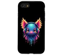 Axolotl - Cuffie colorate con musica retrò Custodia per iPhone SE (2020) / 7/8