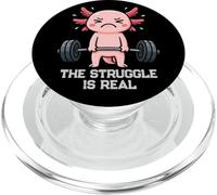 Axolotl Deadlift La lotta delle palestre è un vero sollevamento uomini donne PopSockets PopGrip per MagSafe