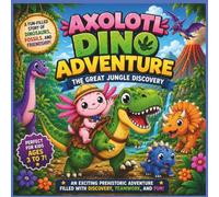 Axolotl Dino Adventure: The Great Jungle Discovery: A Bright, Fun-Filled Journey of Dinosaurs, Fossils, and Friendship for Kids Ages 3-7| Axolotl ... Preschool & Kindergarteners| Bedtime Story
